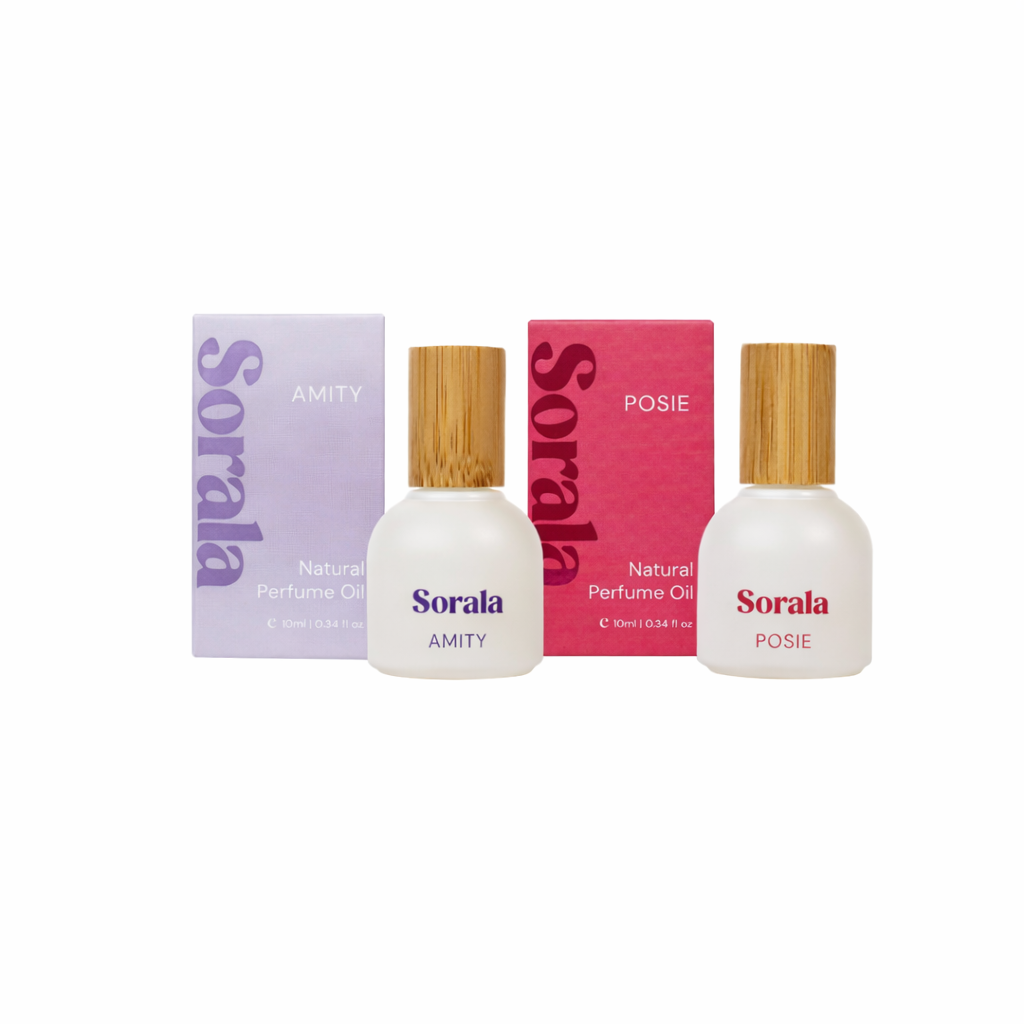 Sorala Natural Perfume Oil Modern Floral Duo Posie + Amity